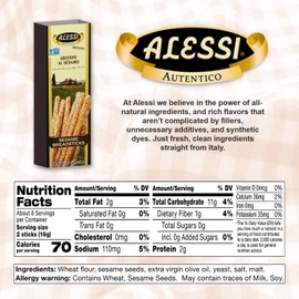 Vigo Alessi Sesame Breadsticks Boxes - 4.4 oz - 12 pk