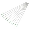 10Pcs Pure Tungsten Electrodes WP Green Tip for AC Tig