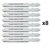 Carbide Jigsaw Blade T Shank Set 8 Fiber Cement Jigsaw
