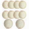 10Pcs Loofah Pads Exfoliating Loofah Sponge Makeup Removal Face Brush