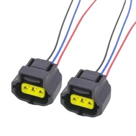 Pair of Smart Charge Alternator 3 Pin Plugs for Ford Focus Transit Fiesta Mondeo KA Connect Etc 184032-1