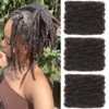 Mscat 16 Inch 3 Bundles Afro Kinky Curly Braiding Bulk