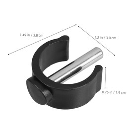 KICHOUSE 4 Pcs Adjustable Clamp Buckle for Tube Walking Sticks Wheelchair Easy Assembly Cane Locking Pin for Secure Crutch Accessories