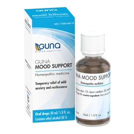 Guna Mood Support Natural Homeopathic Remedy to Relieve Stress, Mild Restlessness and Help with Relaxation - 1 Ounce