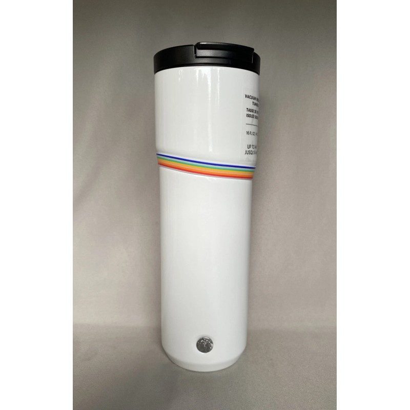 Starbucks White Vacuum Insulated Stainless Steel Tumbler 16 Oz 2020.