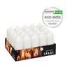 Spaas Tray of 20 Unscented Pillar Candles 40/110 mm, 13