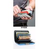 LONG-MOUNTAINS Card Case, Credit Card Case, Card, Aluminum, Waterproof, Anti-Skimming,
