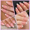 Lifextol 216PC White French Tip Press on Nails Medium Fake