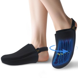 Foot Ice Pack for Toes 1 Pair,Freeze Flexible Ice Gel Socks Cold Therapy,Foot & Toe Ice Pack Wrap for Tendonitis, Plantar Fasciitis, Swelling, Sprained,Sport Injuries,Black (Black of 2)