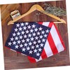 SHERCHPRY 15pcs Men's Turban Men Bandana USA Flag America Flag