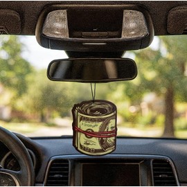 Funny Naughty Unique Car Air Fresheners Scented With Premium Oils By Fresh Fresheners (Money Roll)