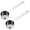 2 PCS 2 Tablespoon Coffee Scoop, Stainless Steel Long Handle