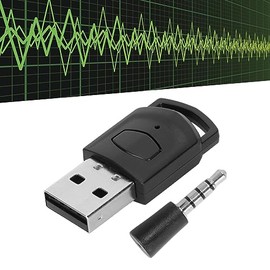 Transmisor de Sonido Bluetooth 5.0, Adaptador de Audio Bluetooth Profesional Plug and Play con Baja Latencia para PC y