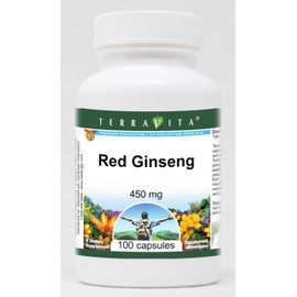 Red Ginseng - 450 mg (100 Capsules, ZIN: 520252) - 3 Pack