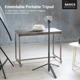 NEEWER Basics Photography Light Stand, 81" Extendable Metal Portable Adjustable Camera Tripod for Continuous Output Lighting, 1/4" Screw Compatible with Canon Nikon Sony DSLR Webcam Pocket 3, ST016