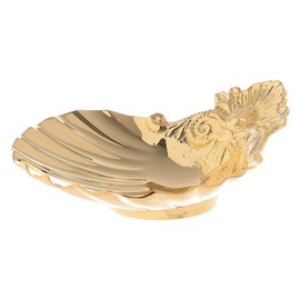 Holyart Mussel for Christening Made of Gold-Plated Brass