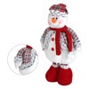 Retractable Standing Snowman Doll Toy Christmas Decoration for Birthday Festival