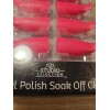 STUDIO SELECTION 10Pcs Nail Art Soak Off Clip Cap Pink