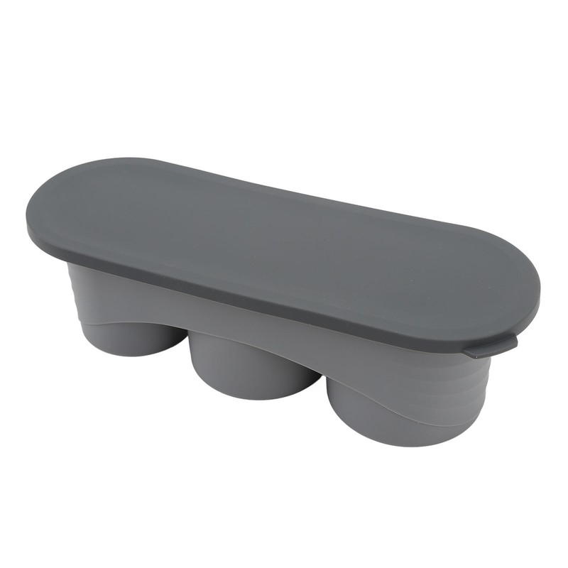 Hollow Cylinder Ice Cube Tray Quick Release Silicone High Low