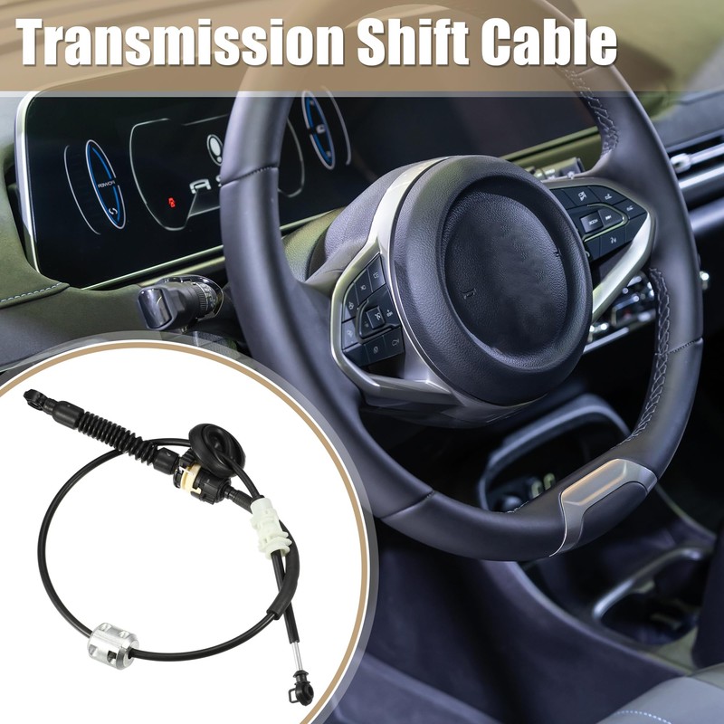 uxcell Automatic Transmission Shifter Cable Gear Shift Control Lever Selector