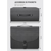 Vanulee 25 Pockets File Organiser Box File Folder,Document Organiser Concertina