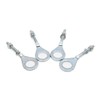 sourcingmap 4 Pcs 18mm Dia Hole Metal Motorcycle Chain Axle