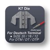 Crimping Tool Die - K7 Die for Deutsch Terminal Size