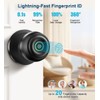 Fingerprint Door Lock, Smart Fingerprint Door Knob with Lock, Biometric