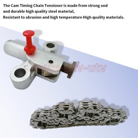JINFANNIBI Cam Timing Chain & Tensioner For Honda Rancher 420 TRX420FE FM TE TM 2007-2024