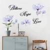 WOHAHA Inspirational Wall Decals Quotes Believe Hope Love Wall Stickers