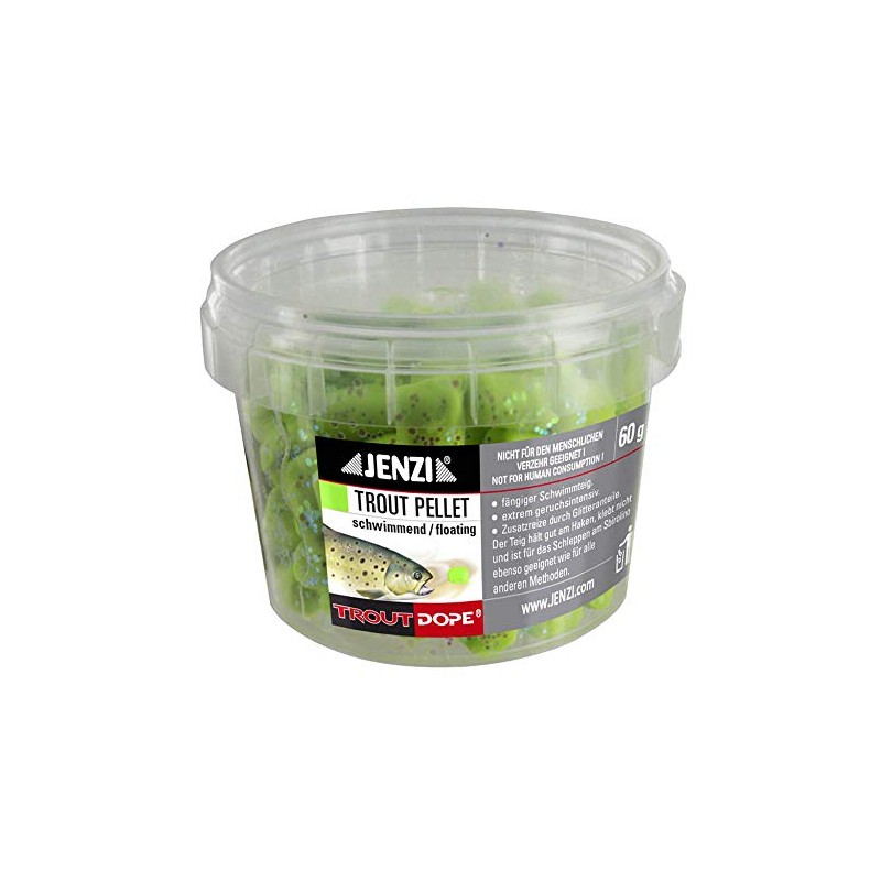 Jenzi Forellenteig Trout Pellets knetbar, green