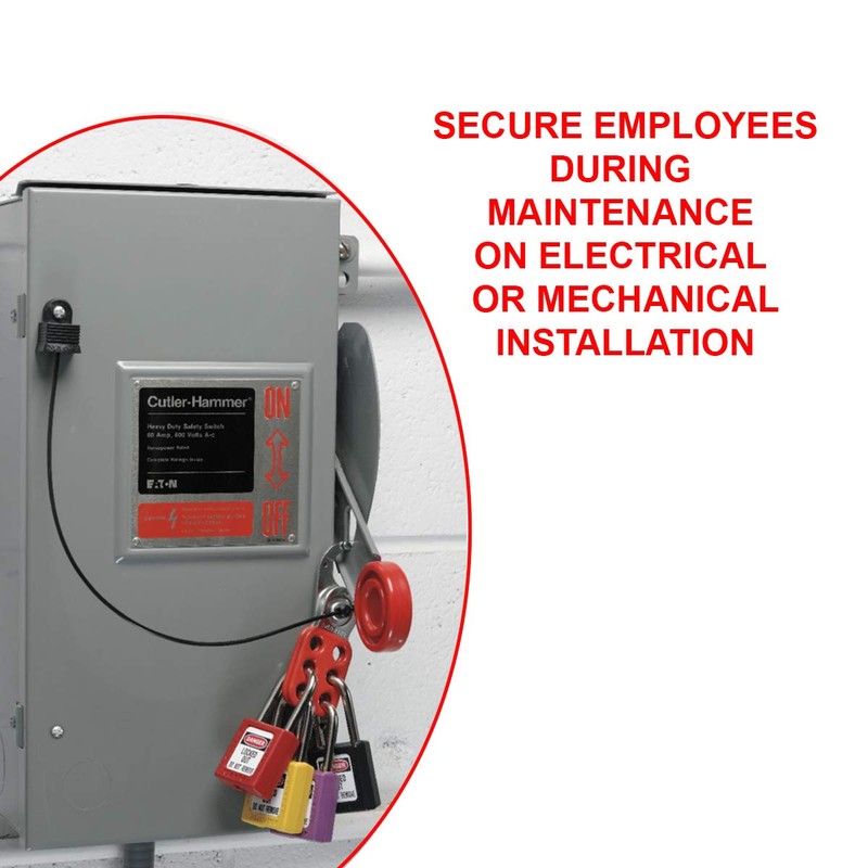 Master Lock ML429 Dual Aluminium HASP, 1", 1"-1/2" Jaw Diameter,