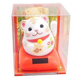 Year of the Tiger Limited 2022 Chinese Zodiac "Solar Happiness Tora" White