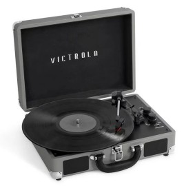 Victrola Journey+ Suitcase Record Player - Grey