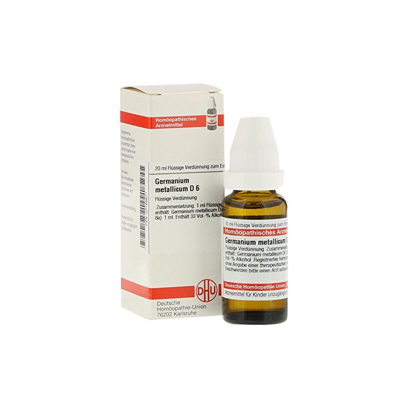 DHU Germanium Metallicum D6 Dilution, 20 ml Solution