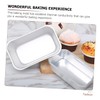 Ciieeo 2pcs Aluminium Alloy Bread Molds Toast Baking Pans for