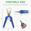 3Pcs Pruning Shears with Curved Blades Gardening Hand Pruning Snips