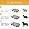 EGOHOME Washable Orthopedic Large Dog Bed with Sides,Durable Memory Foam