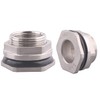 DERNORD 1" Female Bulkhead Water Tank Connector Stainless Steel Bulkhead