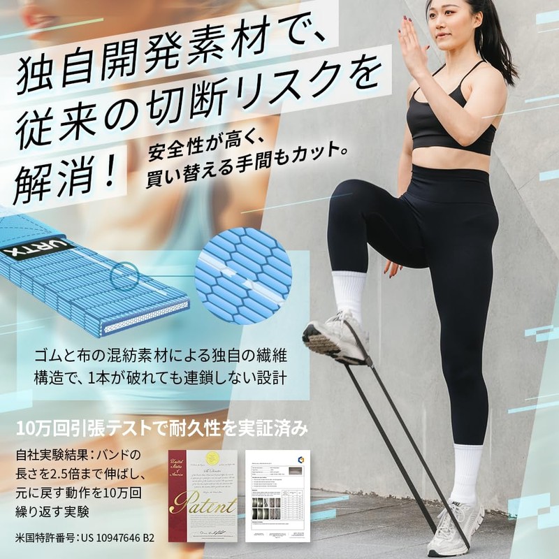 VRTX Short Band, Training Tube, For Muscle Training, Butt Training,