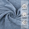 WINKIO Fitness Towel 140 x 70 cm Multi-Coloured (Blue)