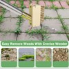 Juxifyron Crack Weeder, Moss Remover Tool, Manual Crevice Weeding Tool,