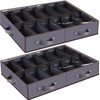 Under Bed Shoe Storage Organizer, Set of 1 Sturdy Closet
