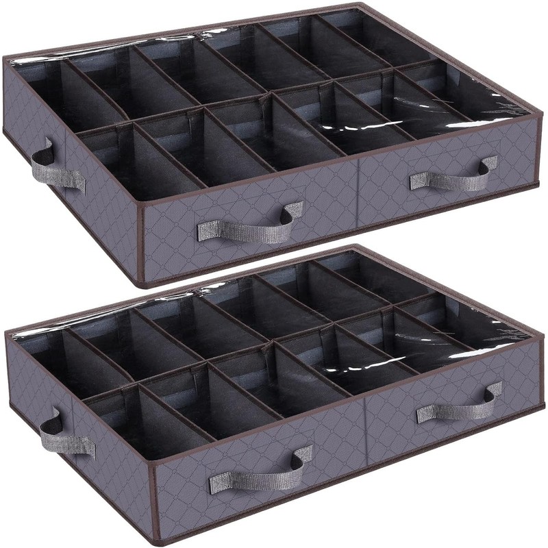 Under Bed Shoe Storage Organizer, Set of 1 Sturdy Closet