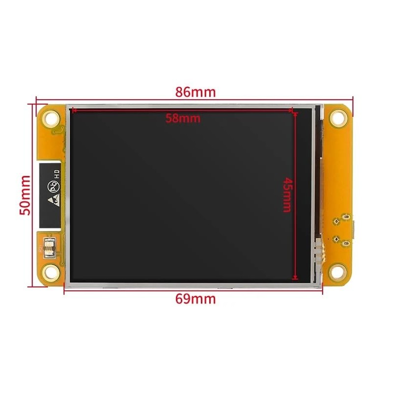 1 x ESP32 Display 2.8 Inch 240 x 320 LCD