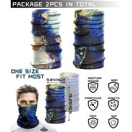 Groodeko Silk cooling Neck Gaite for Men,UPF 50 Mask,Men WomenSun UV Protection Seamless Bandana Face Cover Scarf Mask,Balaclava,headband for Fishing,Hiking,Kayaking,Walking,Cycling