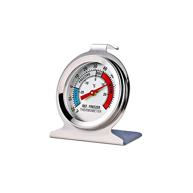 12 Pack Refrigerator Freezer Thermometer Large Dial Analog Thermometer