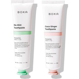 Boka Fluoride Free Toothpaste - Nano Hydroxyapatite<wbr/>, Remineralizing<wbr/>, Sensitive T