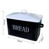 SOTECH Metal Bread Box For Kitchen Countertop,black bread box for