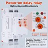 Jadeshay Delay Time Relay, JIT8-A1 Single Function Switch-on Time Relay